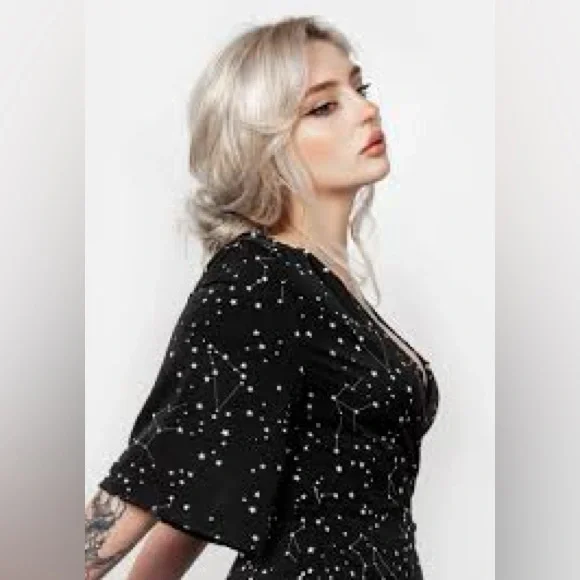 Disturbia Celestial Midi Kimono Dress US Size 14 - Picture 10 of 12